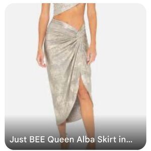 Just bee Queen Women‎ Metallic Skirt - Medium